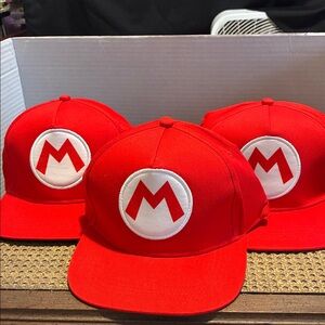 NWT Super Mario Hats